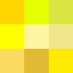 combina amarillos cor tonos amarilla combinacion