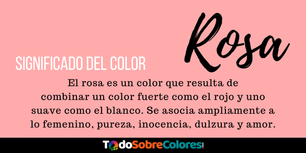Color Rosa: conoce TODOS los significados asociados | TodoSobreColores