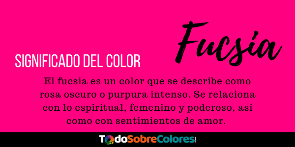 Color Fucsia: conoce TODOS los significados asociados | TodoSobreColores