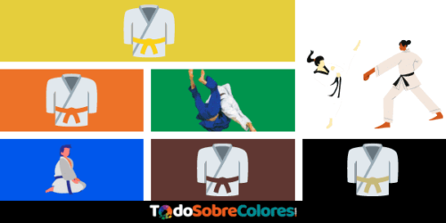 colores bandas artes marciales