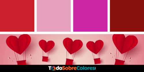 colores del dia de san valentin