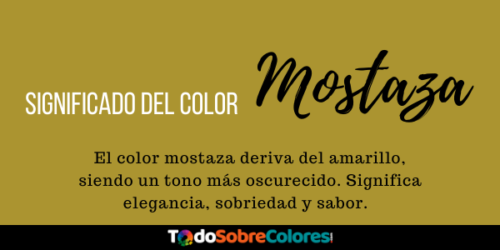 significado del color mostaza