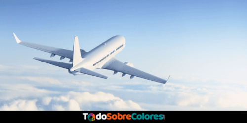 aviones color blanco