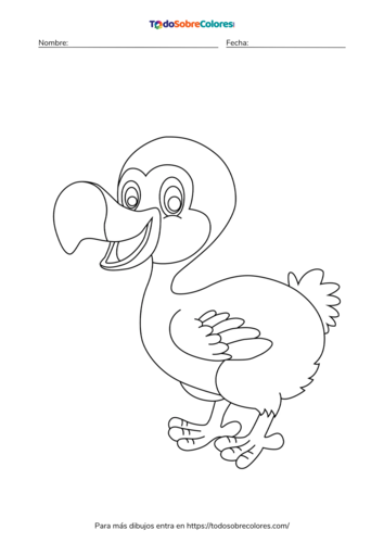 Dibujos de dodos para colorear