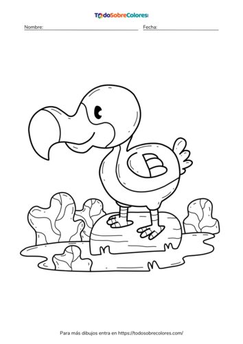 Dibujos de dodos para colorear