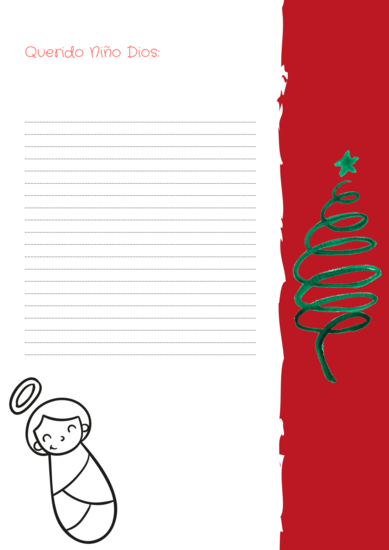 modelos cartas para el niño jesus