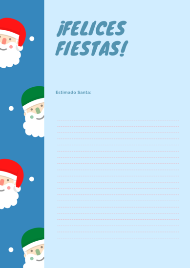 modelos cartas para santa claus