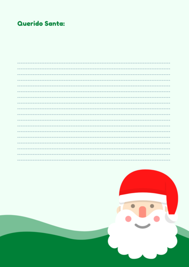 modelos cartas para santa claus
