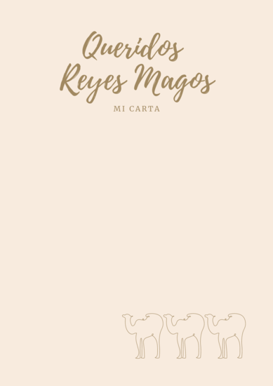 cartas para los reyes magos