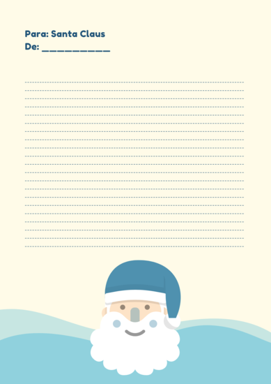 modelos cartas para santa claus
