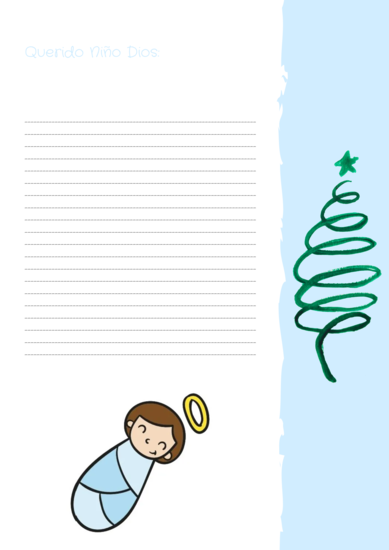 modelos cartas para el niño jesus