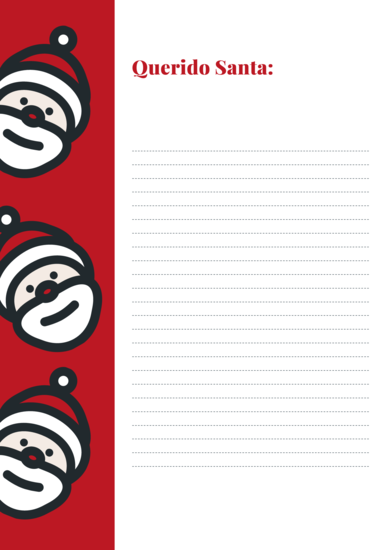 modelos cartas para santa claus