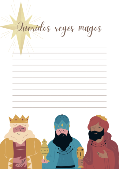 cartas para los reyes magos