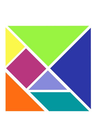 tangram de colores para imprimir