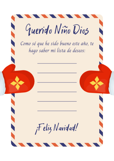 cartas para el niño jesus