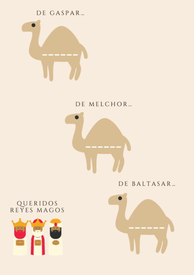 cartas para los reyes magos
