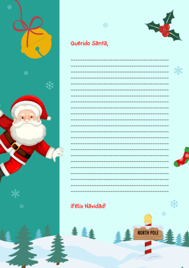 cartas para santa y el niño jesus
