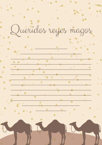 cartas para los reyes magos