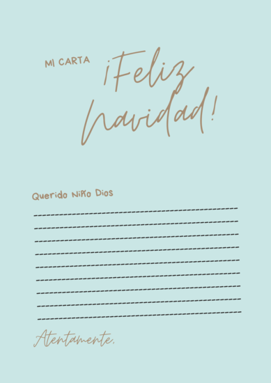 cartas para el niño jesus