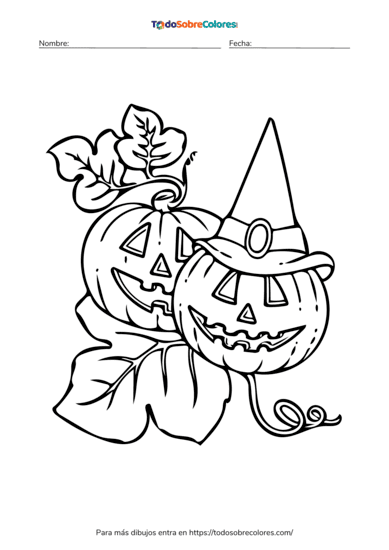 Dibujos de Halloween para colorear