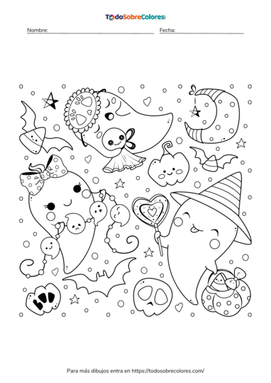 Dibujos de Halloween para colorear