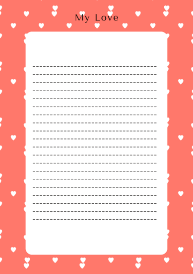 modelos cartas para san valentin