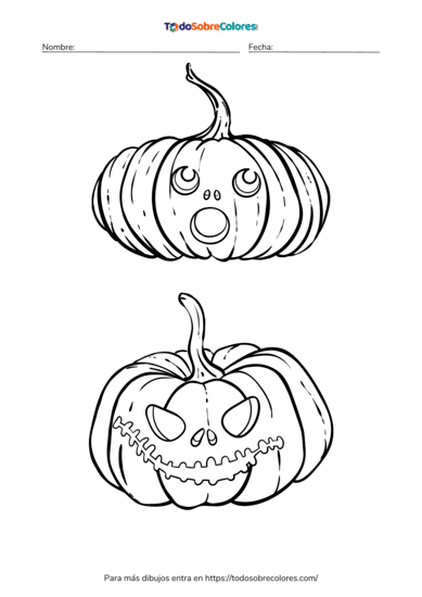 Dibujos de Halloween para colorear
