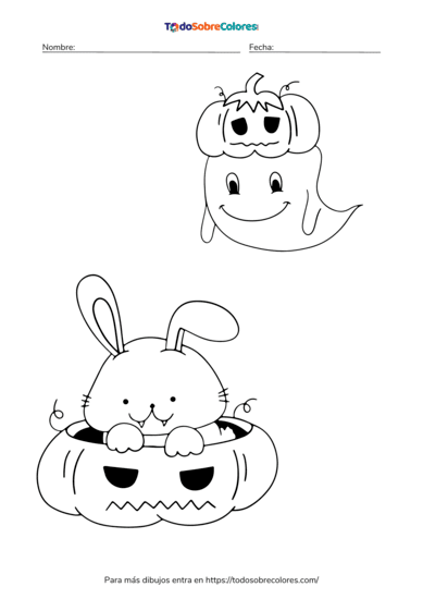 Dibujos de Halloween para colorear