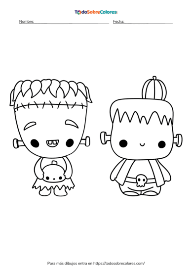 Dibujos de Halloween para colorear