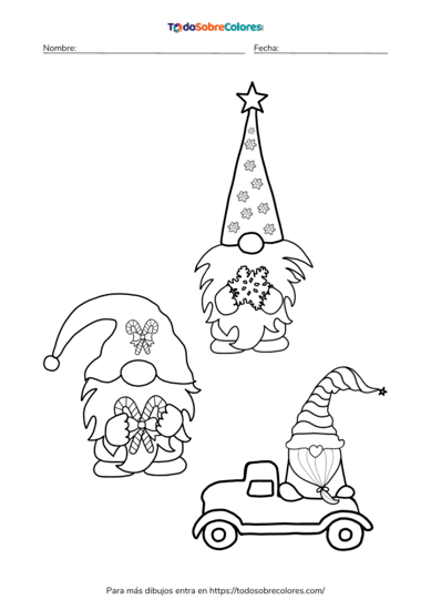 Dibujos de Navidad para colorear