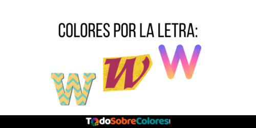 colores por la letra w